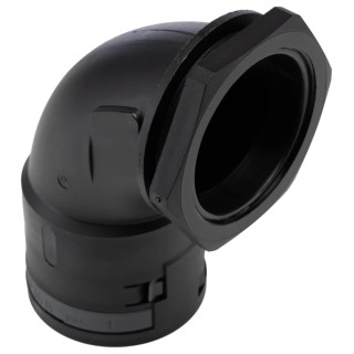 PMA Black Polyamide 6 Cable Conduit Fitting 48 mm Nominal Size PG48 Thread BVBD-P488GT
