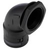 PMA Black Polyamide 6 Cable Conduit Fitting 48 mm Nominal Size PG48 Thread BVBD-P488GT