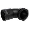 PMA Black Polyamide 6 Cable Conduit Fitting 48 mm Nominal Size PG48 Thread BVBD-P488GT