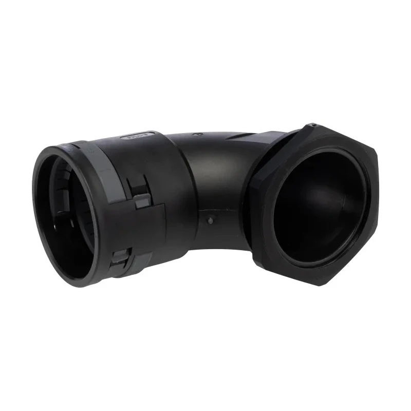 PMA Black Polyamide 6 Cable Conduit Fitting 48 mm Nominal Size PG48 Thread BVBD-P488GT