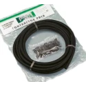 PMA Plastic Conduit 25 mm Nominal Diameter, Black, 10m Length, IP66 Rated PECO-23B