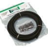 PMA Plastic Conduit 25 mm Nominal Diameter, Black, 10m Length, IP66 Rated PECO-23B