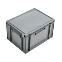 Schoeller Allibert 20L Grey High-Density Polyethylene Plastic Storage Box 246 mm x 300 mm x 400 mm R21C20.P5