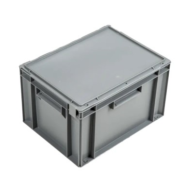 Schoeller Allibert 20L Grey High-Density Polyethylene Plastic Storage Box 246 mm x 300 mm x 400 mm R21C20.P5