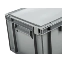 Schoeller Allibert 20L Grey High-Density Polyethylene Plastic Storage Box 246 mm x 300 mm x 400 mm R21C20.P5
