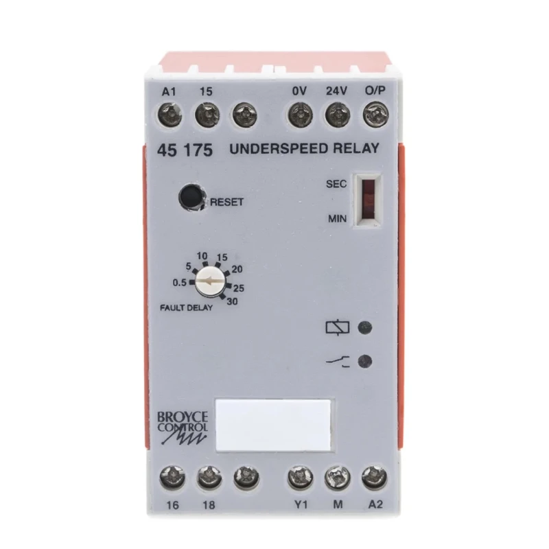 Broyce Control Monitoring Relay, DIN Rail Mount, 45175 110VAC
