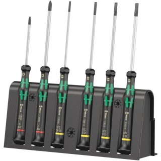 Wera Phillips, Slotted Precision Screwdriver Set, 6 Pieces, JCIS 0 Standard, Model 05118152001