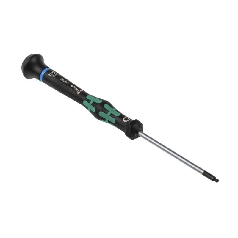 Wera Precision Screwdriver 2 mm Tip, 60 mm Blade, 157 mm Overall 05118092001