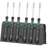 Wera Hexagon Precision Screwdriver Set, 6-Piece, Tip Sizes 2, 2.5, 3, 3.5, 4, 5 mm, Model 05118158001