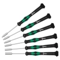 Wera Hexagon Precision Screwdriver Set, 6-Piece, Tip Sizes 2, 2.5, 3, 3.5, 4, 5 mm, Model 05118158001