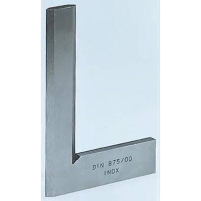 MikronTec 150 mm Stainless Steel Hardened Engineer Square with Bevelled Measuring Edges 304-8320