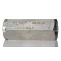 Parker RS PRO Stainless Steel Hydraulic Check Valve BSP 1/2 Inch Thread, 65 L/min Flow, 0.35 Bar Cracking Pressure 324-4966