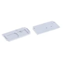 WAGO 280 Series End & Intermediate Plate for Use with 280 Series Terminal Blocks 280-308