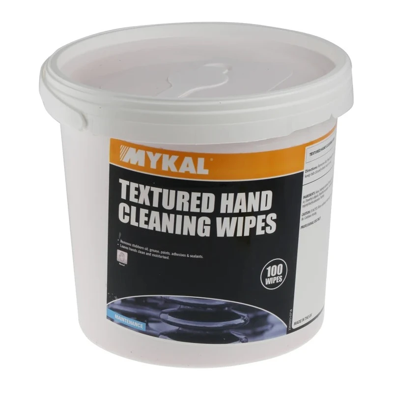 Mykal Industries Wet Hand Wipes, Tub of 100 Per Pack 0003HDHANDCLEAN