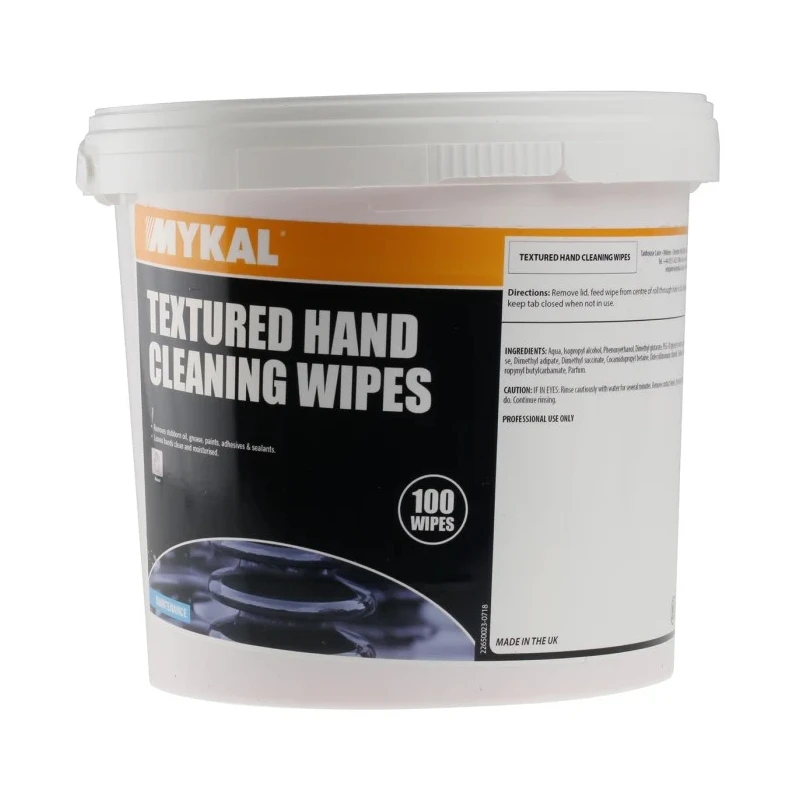 Mykal Industries Wet Hand Wipes, Tub of 100 Per Pack 0003HDHANDCLEAN