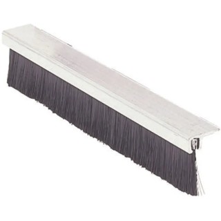 RS PRO Black Nylon Aluminium Brush Strip 45 mm Length, 7.6 mm Width, 90° F-Profile 326-9892