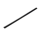 RS PRO Black Aluminium Nylon Brush Strip 90° F-Profile, 25 mm Length, 7.6 mm Width, 33 mm Height 326-9842