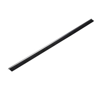 RS PRO Black Aluminium Nylon Brush Strip 90° F-Profile, 25 mm Length, 7.6 mm Width, 33 mm Height 326-9842