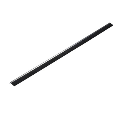 RS PRO Black Aluminium Nylon Brush Strip 90° F-Profile, 25 mm Length, 7.6 mm Width, 33 mm Height 326-9842