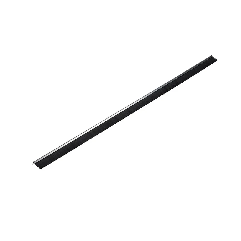RS PRO Black Aluminium Nylon Brush Strip 90° F-Profile, 25 mm Length, 7.6 mm Width, 33 mm Height 326-9842