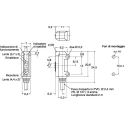 Omron Retroreflective Photoelectric Sensor Block Style 5 mm to 15 mm Detection Range PNP Output IP67 E3T-SL13 2M