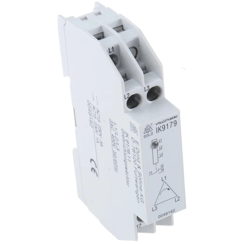 Dold Monitoring Relay 3 Phase SPDT DIN Rail Mount 400V AC IK9179.11 3AC50/60Hz 400V
