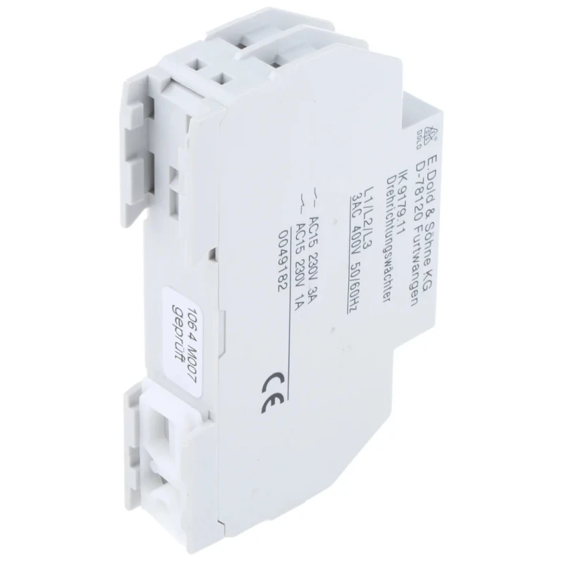 Dold Monitoring Relay 3 Phase SPDT DIN Rail Mount 400V AC IK9179.11 3AC50/60Hz 400V