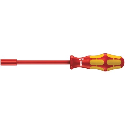 Wera Hexagon Nut Driver with 9 mm Tip, VDE/1000V Approved, 125 mm Blade Length, 230 mm Overall Length 05005320001