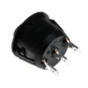 Arcolectric (Bulgin) Ltd SPDT On-On On-On Rocker Switch Panel 20.2 mm Panel Cutout 10A 250V ac R13112CAAA