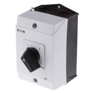 Eaton 1-Pole Surface Isolator Switch IP65, 100A, 0.6W, Black Handle, Screw Terminal 
