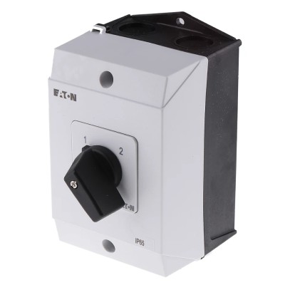 Eaton 1-Pole Surface Isolator Switch IP65, 100A, 0.6W, Black Handle, Screw Terminal
