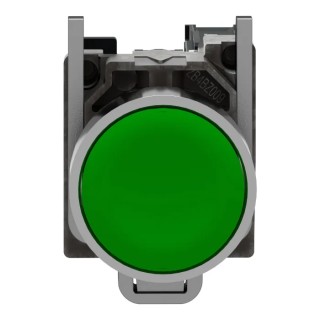 Schneider Electric Harmony XB4 Series Push Button Switch Panel Mount 22 mm Cutout SPST Green LED IP66 IP67 IP69K XB4BA31