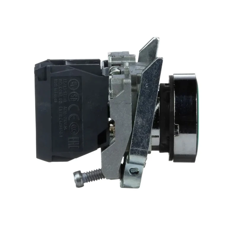 Schneider Electric Harmony XB4 Series Push Button Switch Panel Mount 22 mm Cutout SPST Green LED IP66 IP67 IP69K XB4BA31