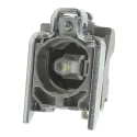 Schneider Electric Harmony Series Contact & Light Block, 24V AC/DC, White LED, SPST, Screw Terminal, 10A Current ZB4BW0B11