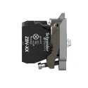 Schneider Electric Harmony Series Contact & Light Block, 24V AC/DC, White LED, SPST, Screw Terminal, 10A Current ZB4BW0B11
