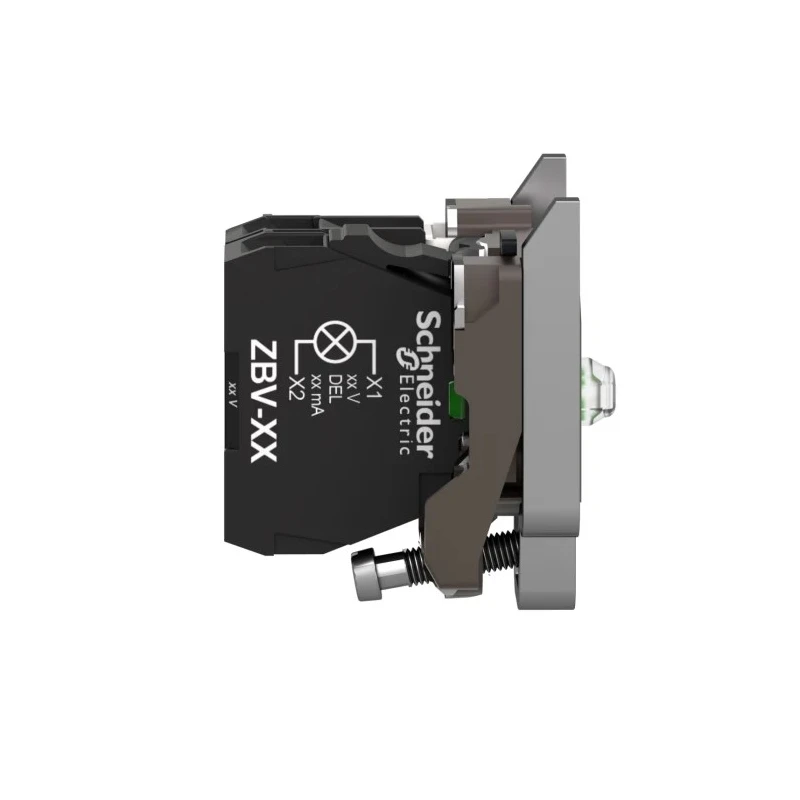 Schneider Electric Harmony Series Contact & Light Block, 24V AC/DC, White LED, SPST, Screw Terminal, 10A Current ZB4BW0B11