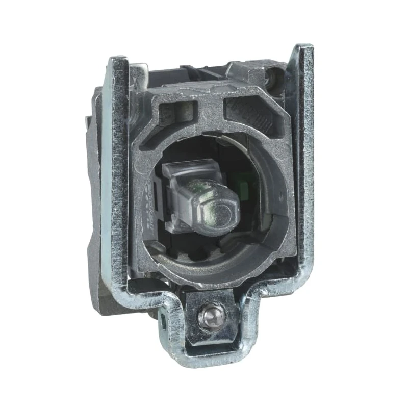 Schneider Electric Harmony Series Contact & Light Block, 24V AC/DC, White LED, SPST, Screw Terminal, 10A Current ZB4BW0B11