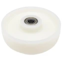 LAG White Polyamide Trolley Wheel, 600 kg Load Capacity, 200mm Diameter, 50mm Width, Ball Bearing Hub 4007 CC