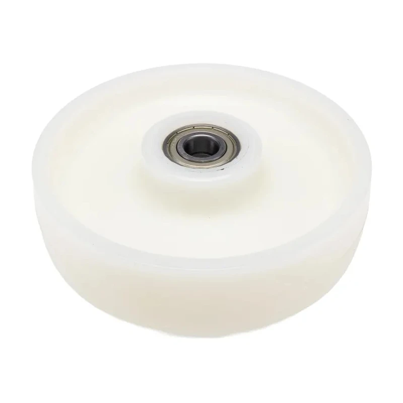 LAG White Polyamide Trolley Wheel, 600 kg Load Capacity, 200mm Diameter, 50mm Width, Ball Bearing Hub 4007 CC