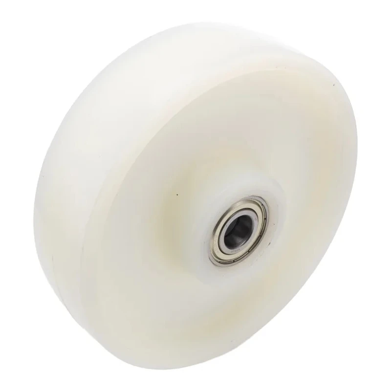 LAG White Polyamide Trolley Wheel, 600 kg Load Capacity, 200mm Diameter, 50mm Width, Ball Bearing Hub 4007 CC