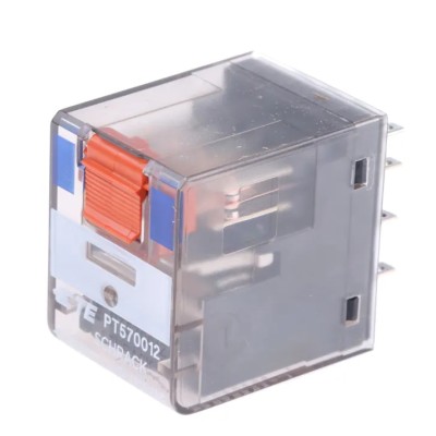 TE Connectivity PCB Power Relay 12V DC Coil 6A Switching Current 4PDT PT570012 8-1419111-0