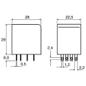 TE Connectivity PCB Power Relay, 24V dc Coil Voltage, 10A Switching Current, 3PDT Contact Configuration PT370024 6-1419111-1