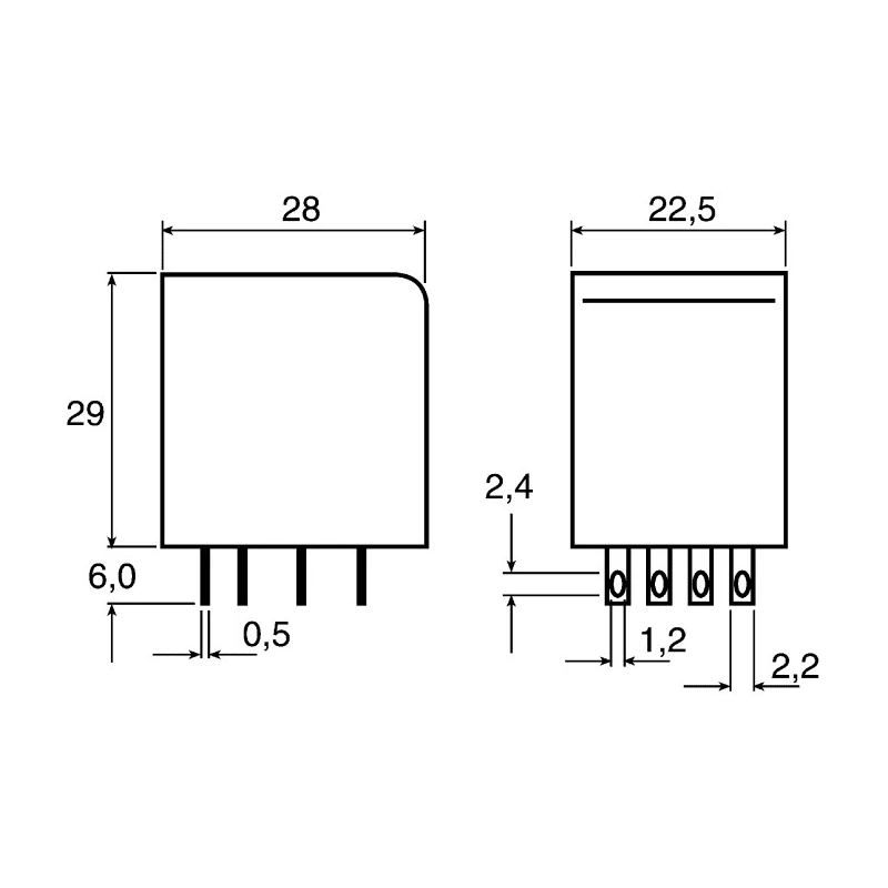 TE Connectivity PCB Power Relay, 24V dc Coil Voltage, 10A Switching Current, 3PDT Contact Configuration PT370024 6-1419111-1