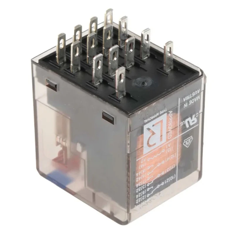 TE Connectivity Power Relay 48V DC Coil, 6A Switching Current, 4PDT PT570048 8-1419111-1