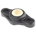 Igus Maintenance Free 4 Hole Spherical 2 Bolt Flange Bearing Unit, 950N-3000N Load, -30 to +80°C, EFOM-10