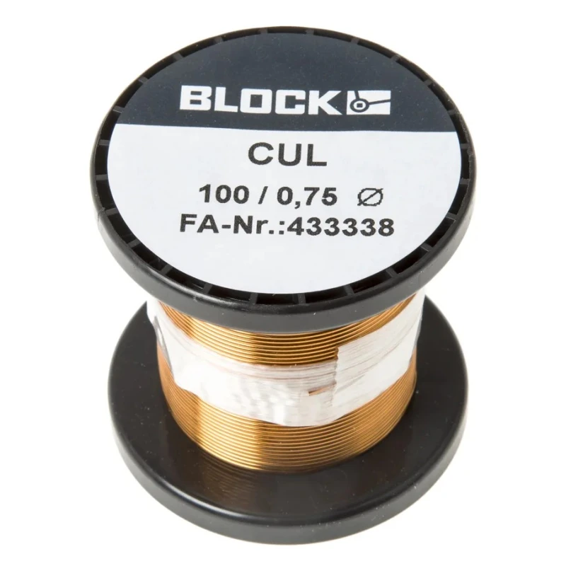 RS PRO Enamelled Copper Wire 0.4 mm² Cross Section 0.75 mm OD 20 m Reel CUL100/0.75