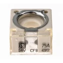Littelfuse 75A White Grey Ceramic Car Fuse 58V DC CF8 Series 155.0892.5751