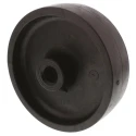 LAG Black Thermoplastic Trolley Wheel 100mm Diameter 30mm Width 200kg Load Capacity 28006