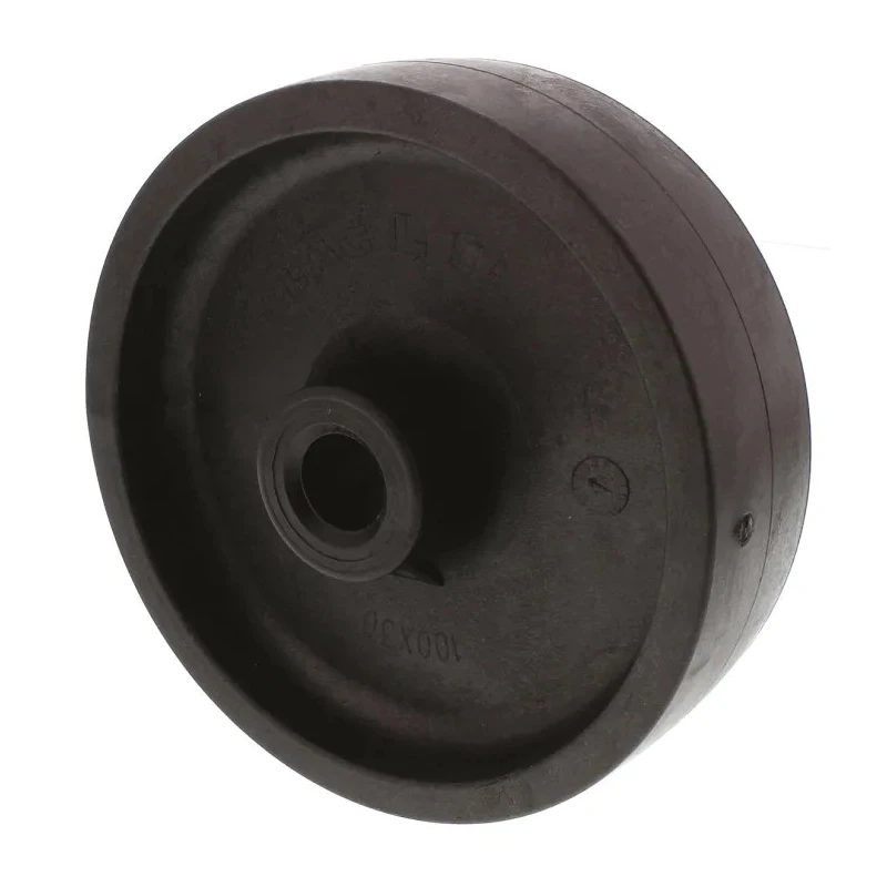 LAG Black Thermoplastic Trolley Wheel 100mm Diameter 30mm Width 200kg Load Capacity 28006