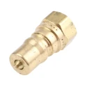 Parker Brass Hydraulic Quick Connect Coupling Female G 1/8 in, 1000 psi BH1-61-BSPP